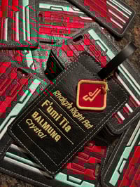 Image 1 of Batch 4 - PRESALE Custom Character Luggage Tag with charm War/Magic/Azem/Land/Hand