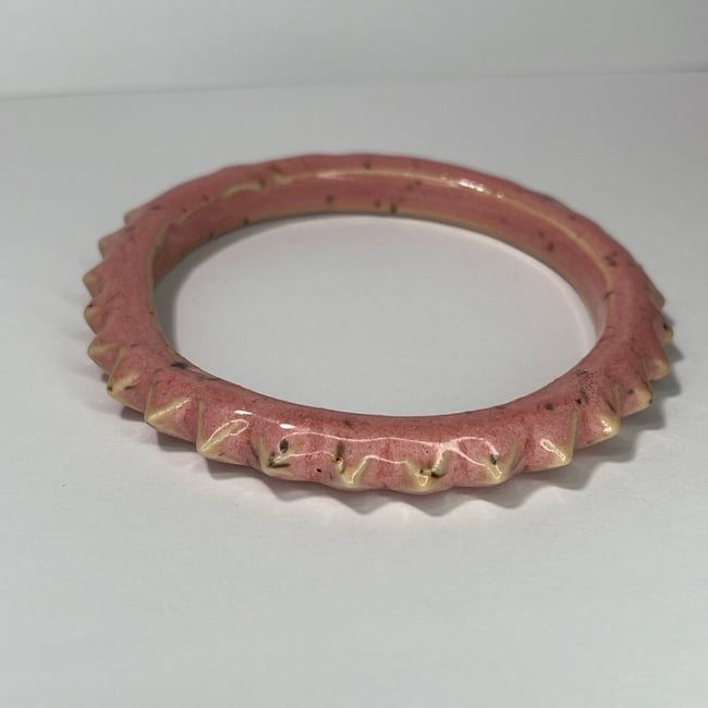 Cherry Blossom Studded Bracelet - 7.75 in Inner Diameter