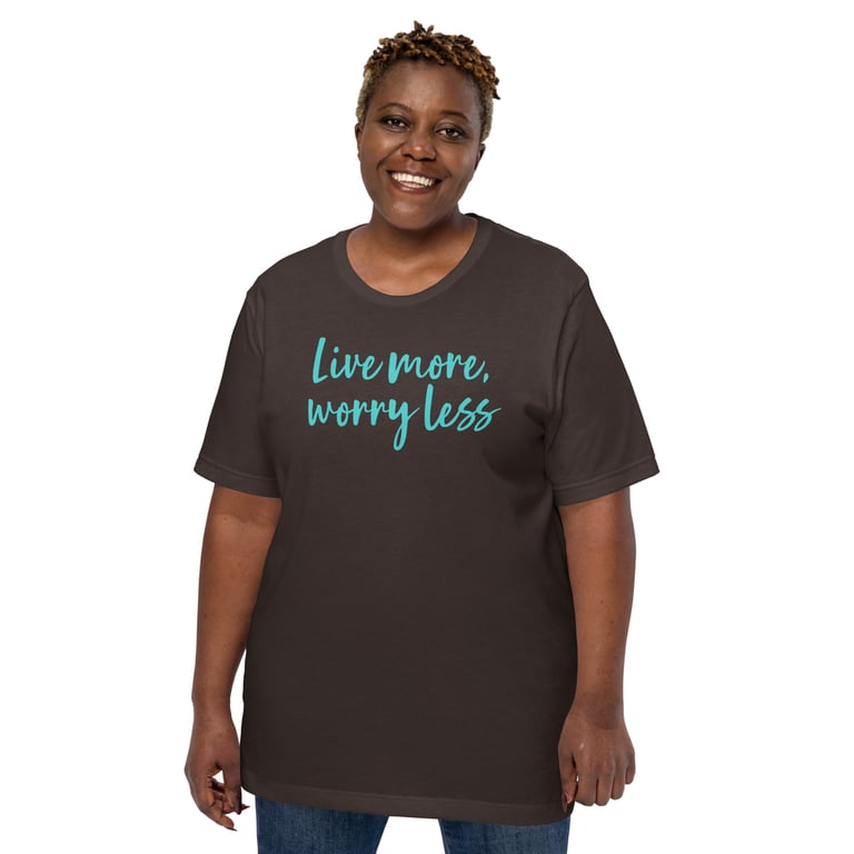 Worry Less Unisex T-shirt Image 5