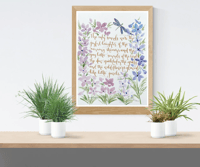 Image 1 of Joyful laughter quote- original artwork 