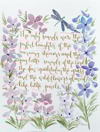 Image 3 of Joyful laughter quote- original artwork 