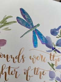 Image 5 of Joyful laughter quote- original artwork 