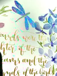 Image 7 of Joyful laughter quote- original artwork 