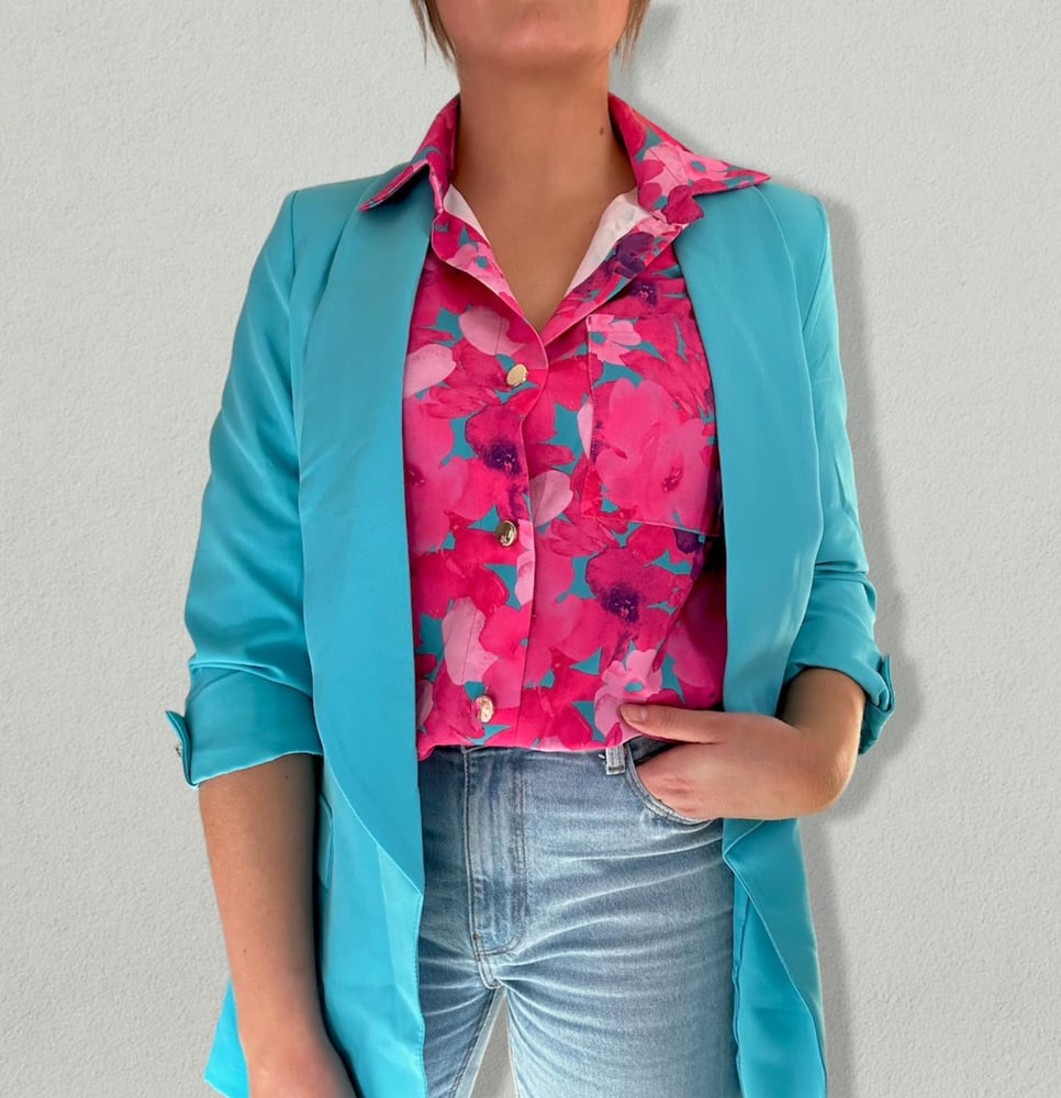 Image of Blue Peacock Blazer