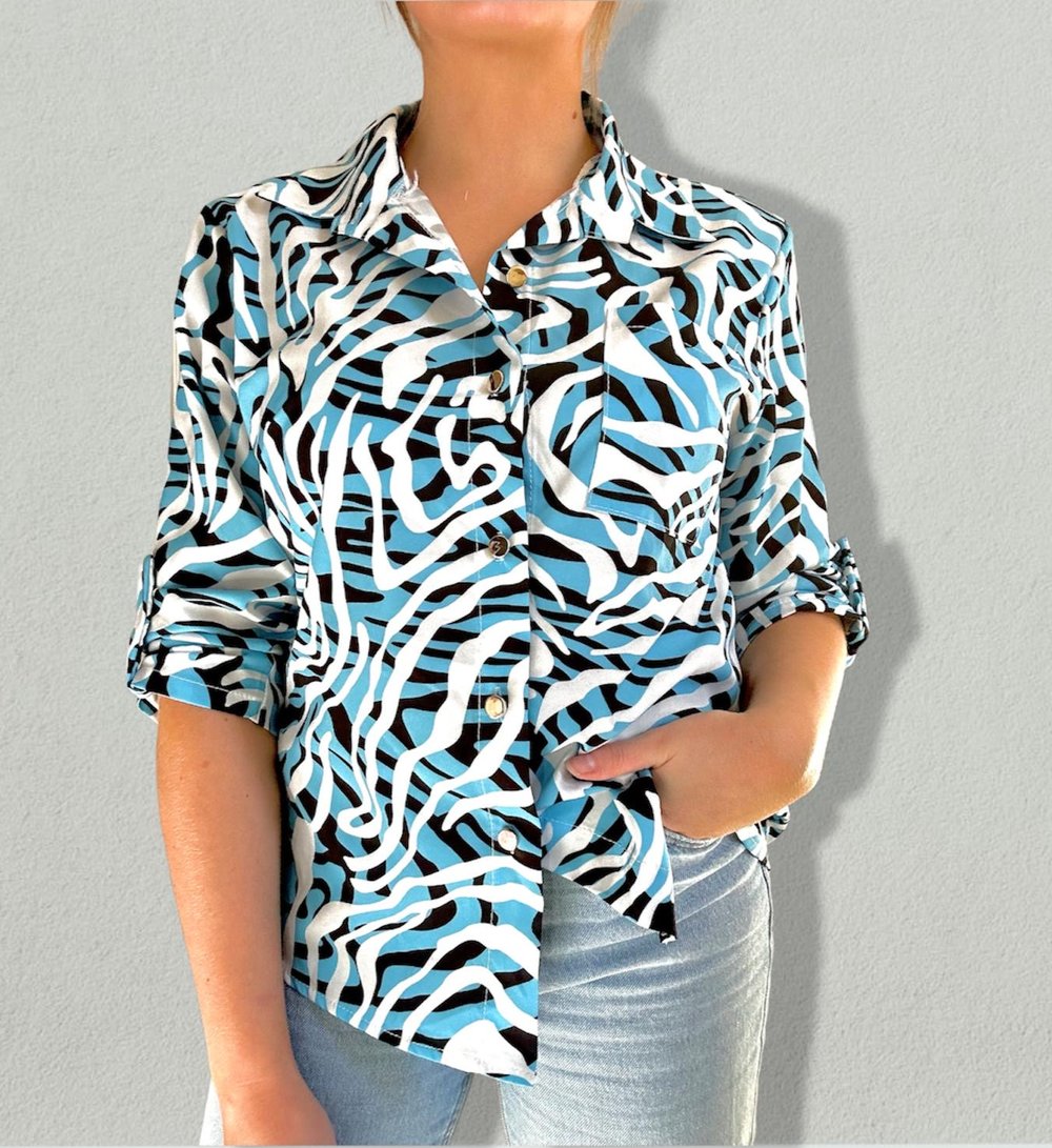 Image of Zebra Blouse