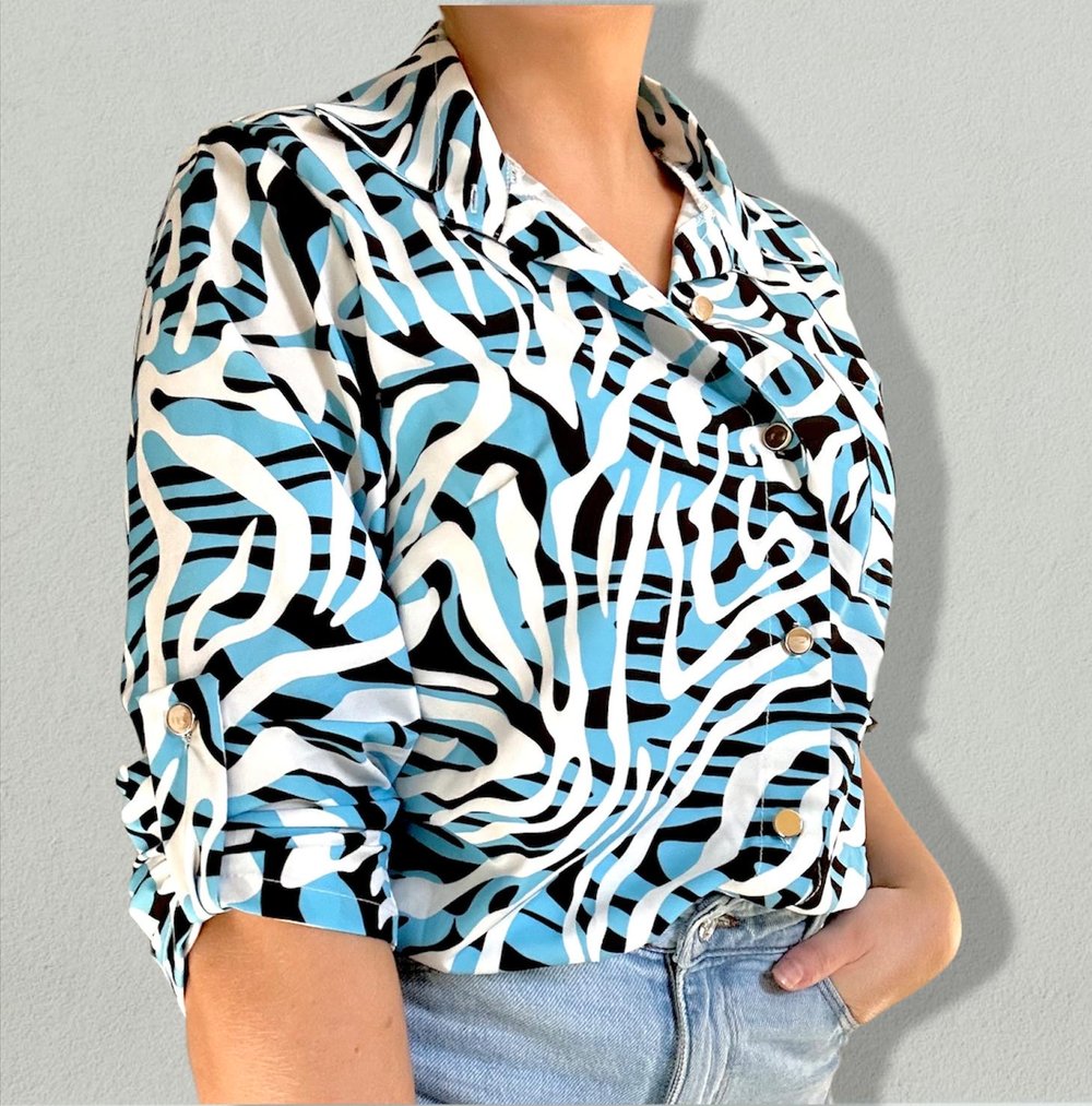 Image of Zebra Blouse