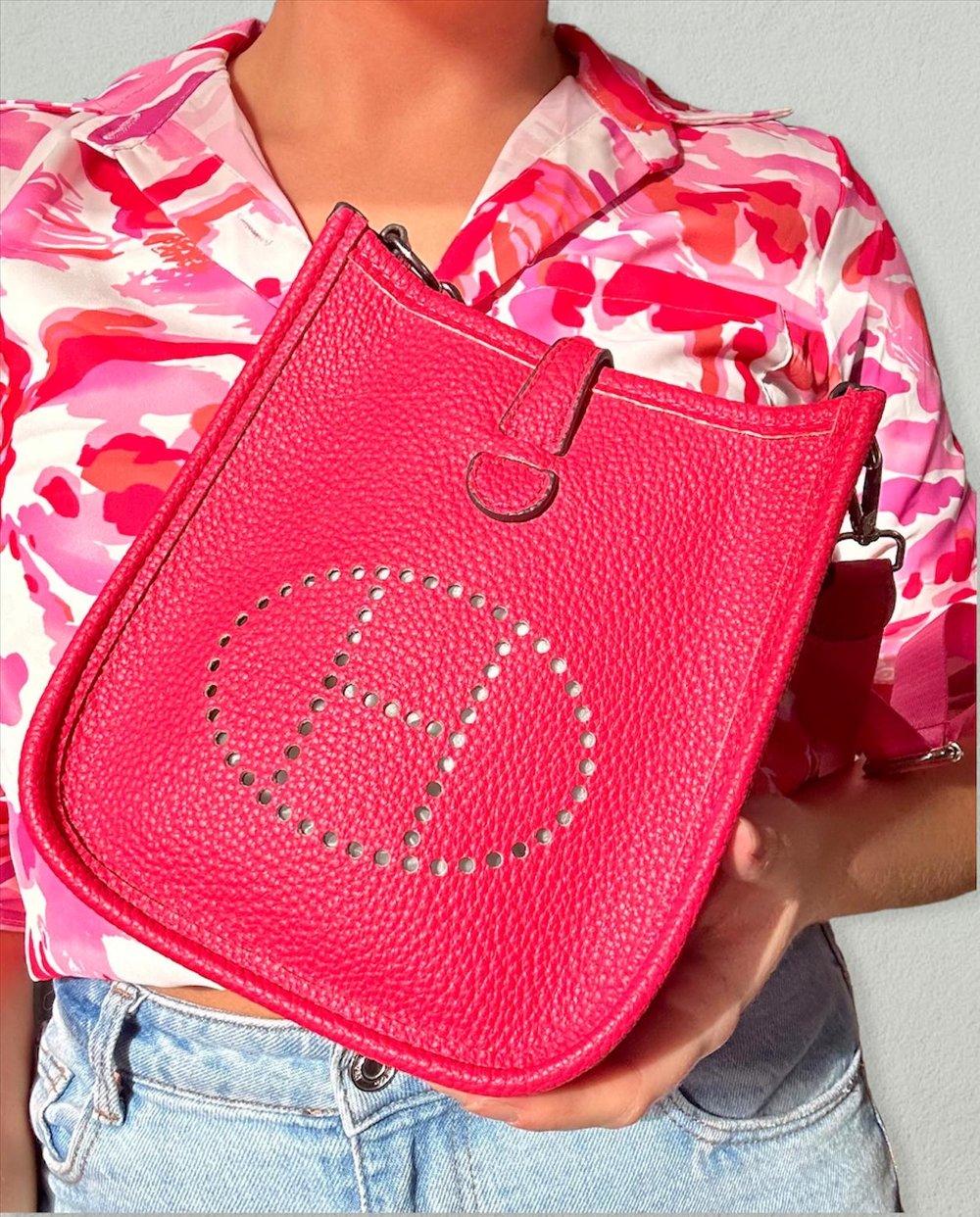 Image of Pink Cross Over Body Bag