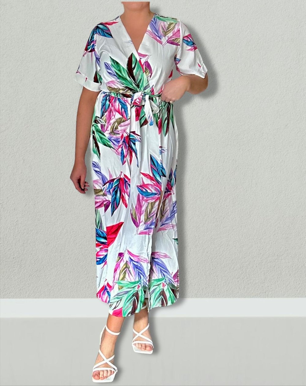 Image of Midi Floral Dress 