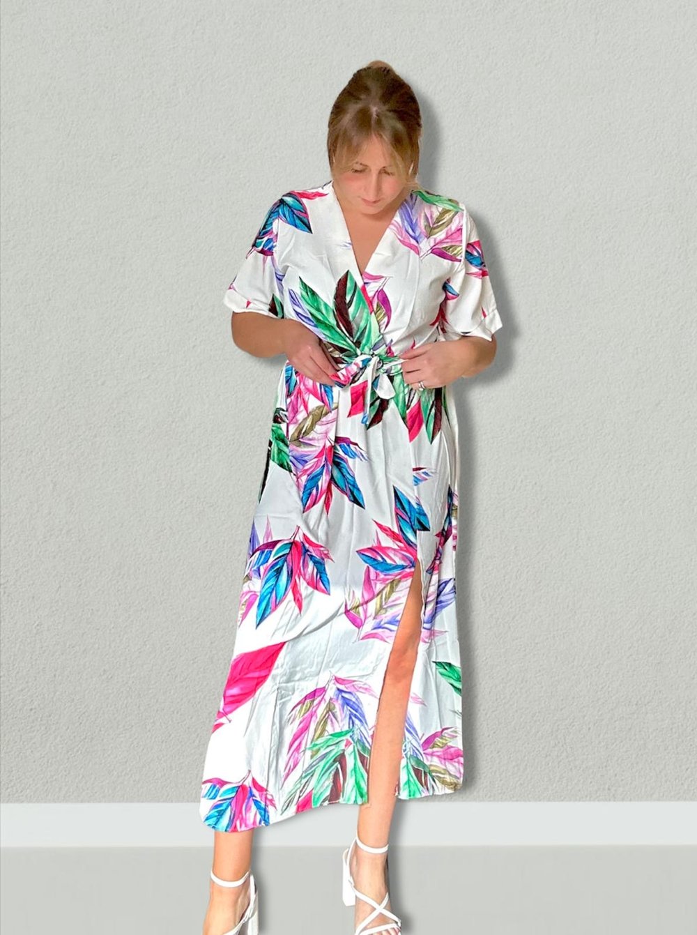 Image of Midi Floral Dress 