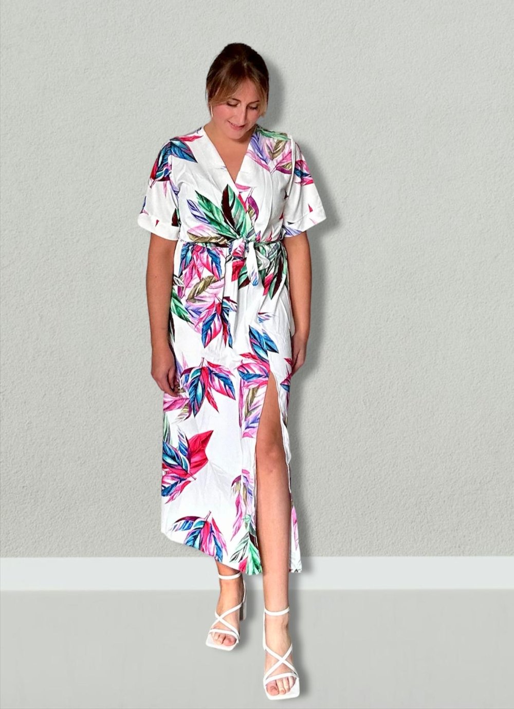 Image of Midi Floral Dress 