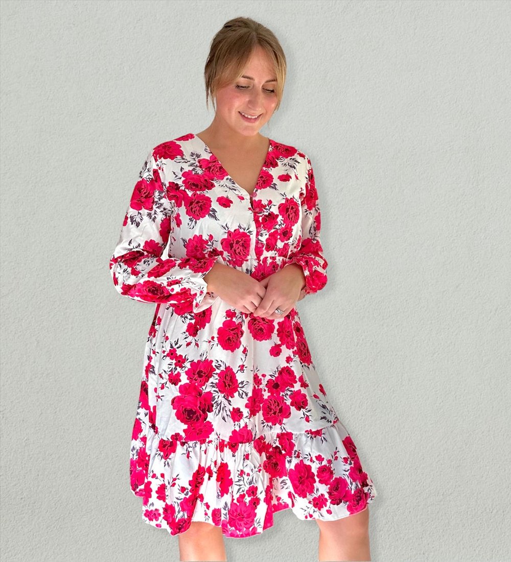 Image of Pink Floral Dress