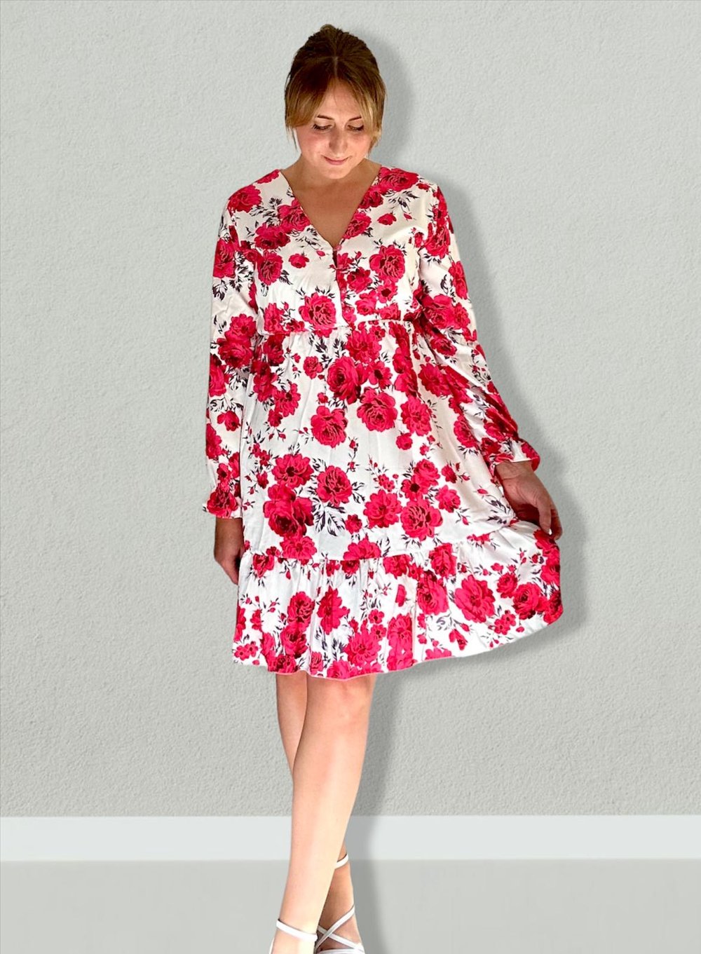 Image of Pink Floral Dress