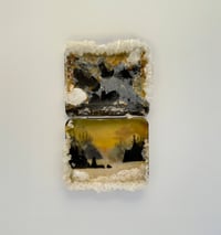 Image 1 of Untitled graphic landscape crystalized tin