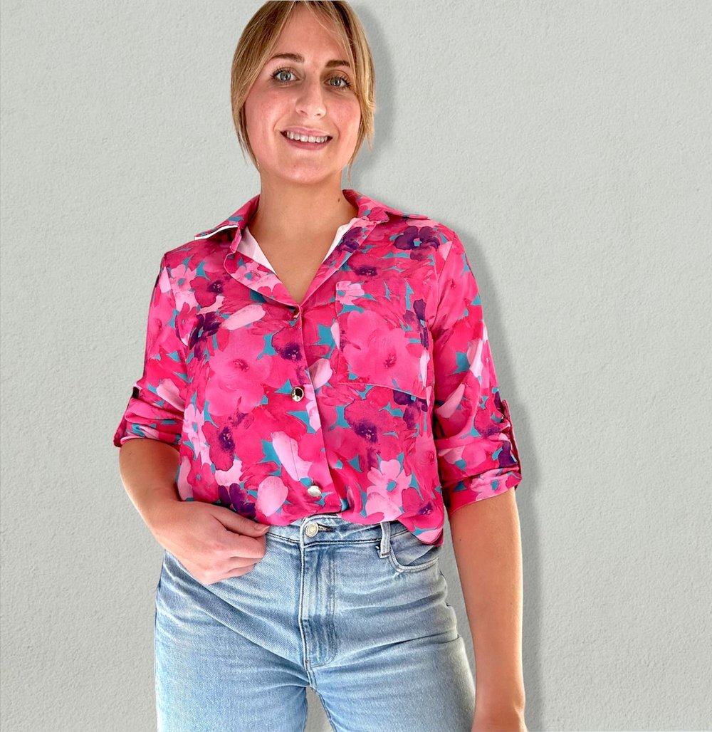 Image of Fuchsia Blouse
