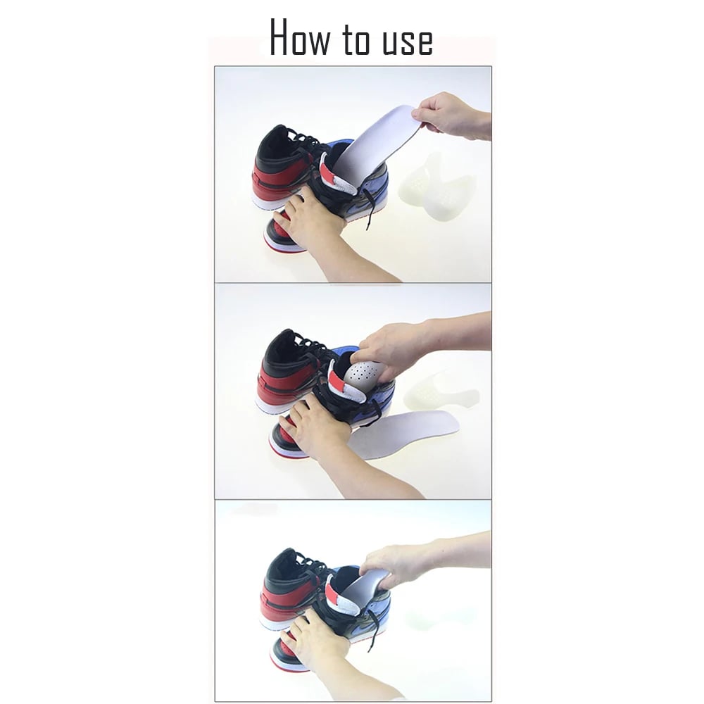 Anti Crease Shoe Protector for Sneakers Toe Caps Anti-wrinkle Support Shoe Stretcher Extender