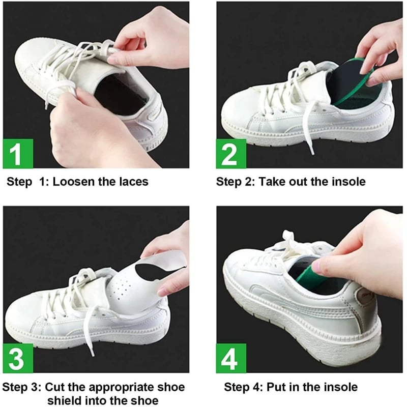 Anti Crease Shoe Protector for Sneakers Toe Caps Anti-wrinkle Support Shoe Stretcher Extender