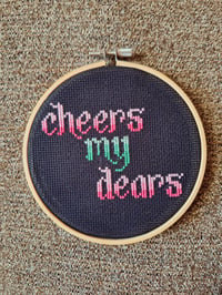 Image 2 of Cheers My Dears and Queers Hoop