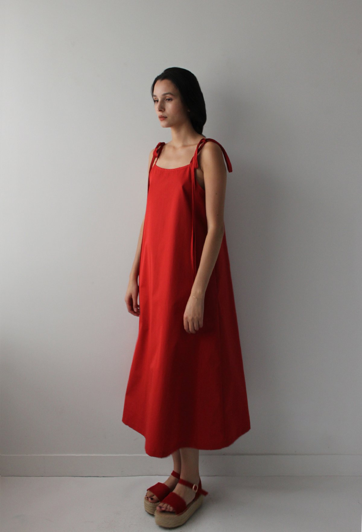 Archive-A line cotton summer cami dress