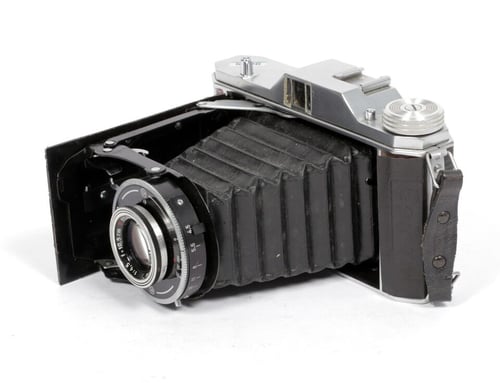Image of Beier Beirax II 6X9 / 6X4.5 folding camera 105mm F4.5 Bonotar lens + case #9018