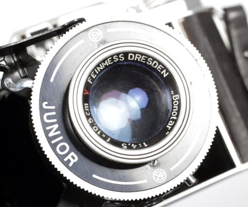 Image of Beier Beirax II 6X9 / 6X4.5 folding camera 105mm F4.5 Bonotar lens + case #9018