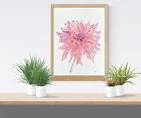 Image 1 of Coral Dahila- original artwork 