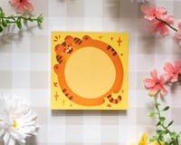 Image 3 of Round Orange Tiger Memo Pad