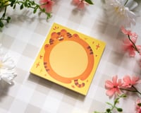 Image 4 of Round Orange Tiger Memo Pad