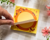 Image 5 of Round Orange Tiger Memo Pad