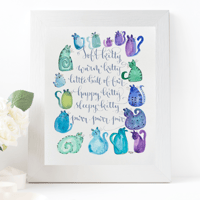 Image 2 of Soft Kitty Warm Kitty- original artwork