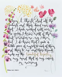 Image 2 of The Tapestry of Nursing- original artwork 