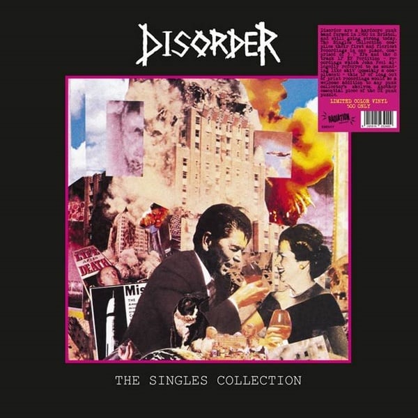 Image of DISORDER - "The Singles Collection" Lp (ltd red vinyl)