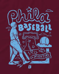 Image 2 of Phila Baseball tee