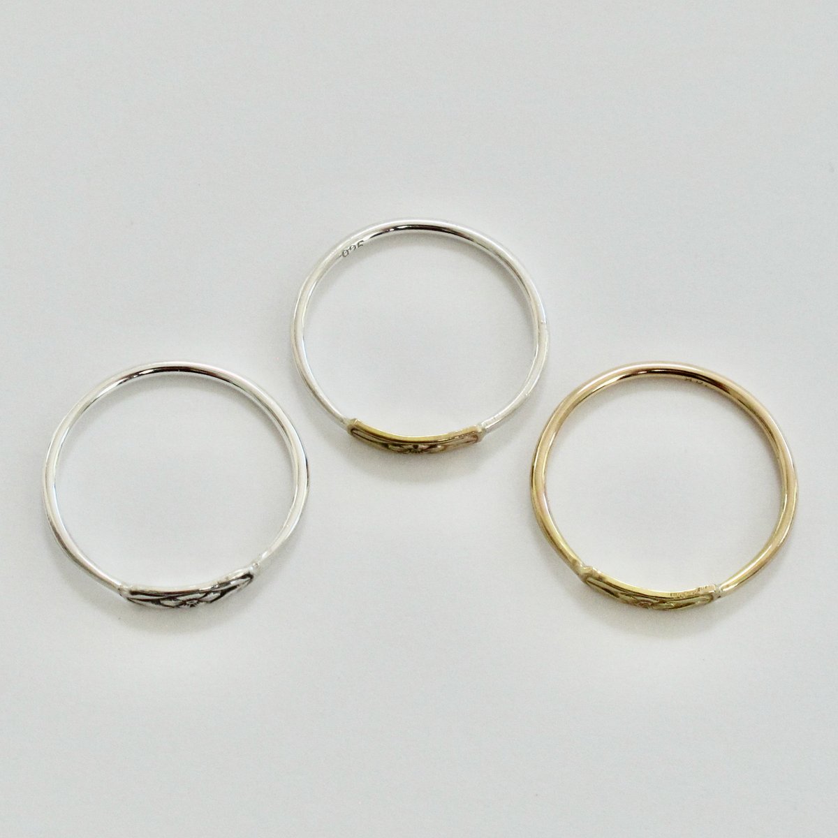 Wild Pansy Ring in Sterling Silver Floral Laurel