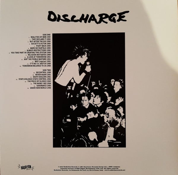 Image of DISCHARGE - "1980-1986" Lp (gatefold)