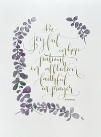 Image 3 of Romans 12:12- original artwork 
