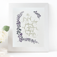 Image 1 of Romans 12:12- original artwork 