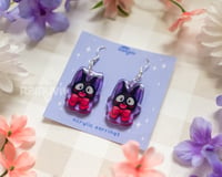 Image 5 of Ghibli Earrings (Kiki, Jiji, Totoro)