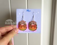 Image 4 of Japanese Food Earrings (Takoyaki, Onigiri, Sando)