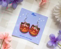 Image 5 of Japanese Food Earrings (Takoyaki, Onigiri, Sando)