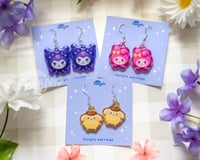 Image 2 of SNRO Earrings (Kuromi, MyMelody, PomPom Purin)