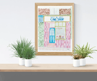Image 1 of The Cake Shop- original artwork 