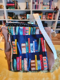 Image 1 of Bookish - Ember Crossbody bag made of canvas and suede