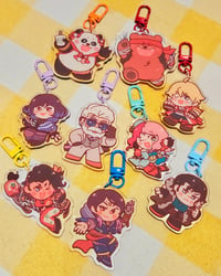 Image 3 of Tekken 8 Acrylic Charms (>NEW CHARACTERS ADDED!!)