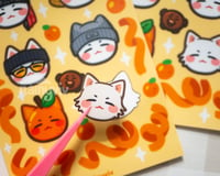 Image 4 of Cat Yoongi Sticker Sheet