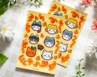 Image 2 of Cat Yoongi Sticker Sheet
