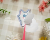 Image 7 of GojoCat Vinyl Clear Stickers