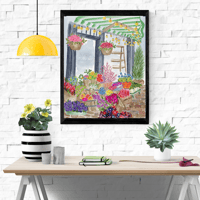 Image 1 of Rouvalis Flowers- Poster Print