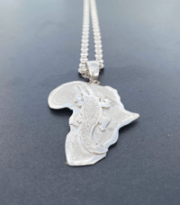Image 1 of African Alkebulan Pendant (Medium)