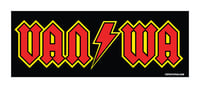 Image 2 of Van Wa Heavy Metal Bumper Sticker