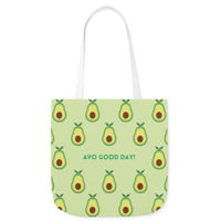 Image 1 of Green Avocado Canvas Tote